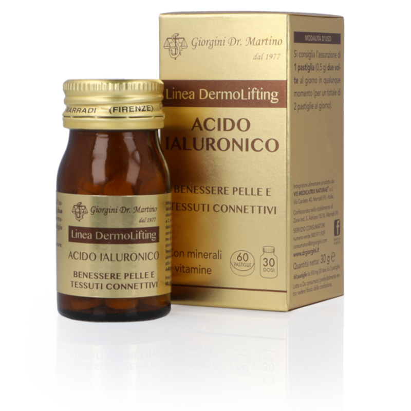 Dr. Giorgini Linea Dermolifting Acido Ialuronico benessere della pelle 60 pastiglie-1