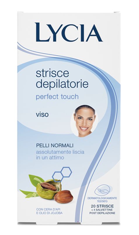 Lycia Perfect Touch Viso 20 Strisce Depilatorie-1