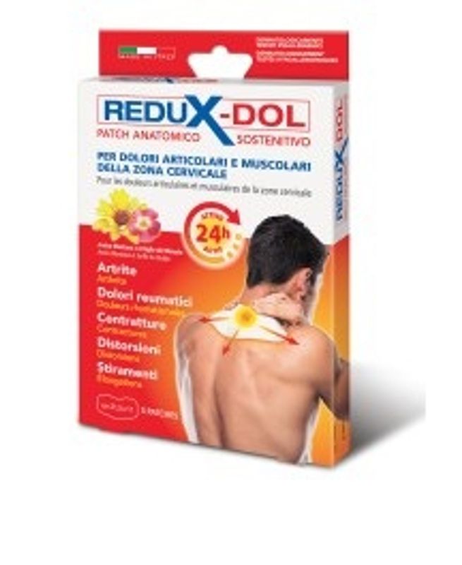 Redux Dol Sostenitivo per dolori articolari e muscolari della zona cervicale 5 patches-1