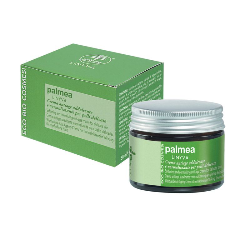 Palmea Linyva Crema Antiage Addolcente e Normalizzante biologica 50ml-1