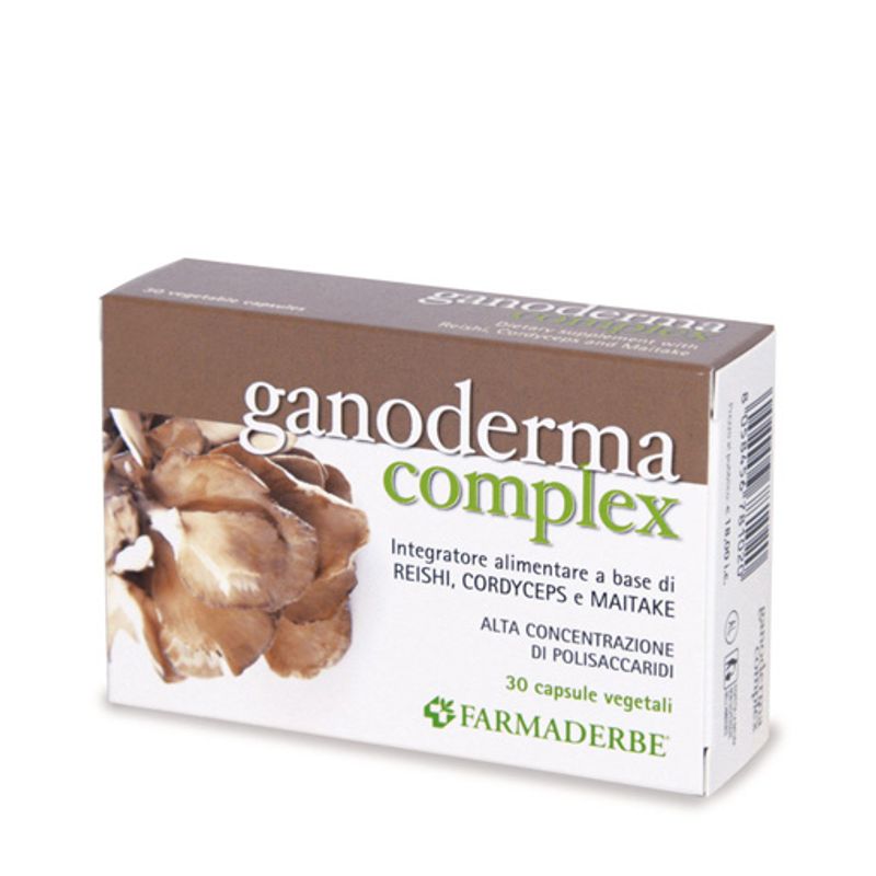 Farmaderbe Ganoderma Complex utile nei cambi di stagione 30 capsule-1