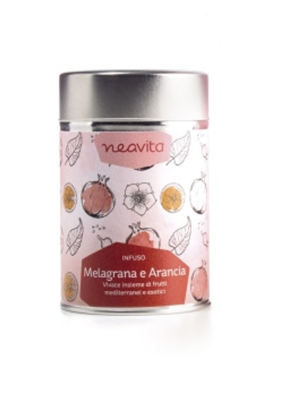 Neavita Infuso Melagrana e Arancia 100g silver tin-1