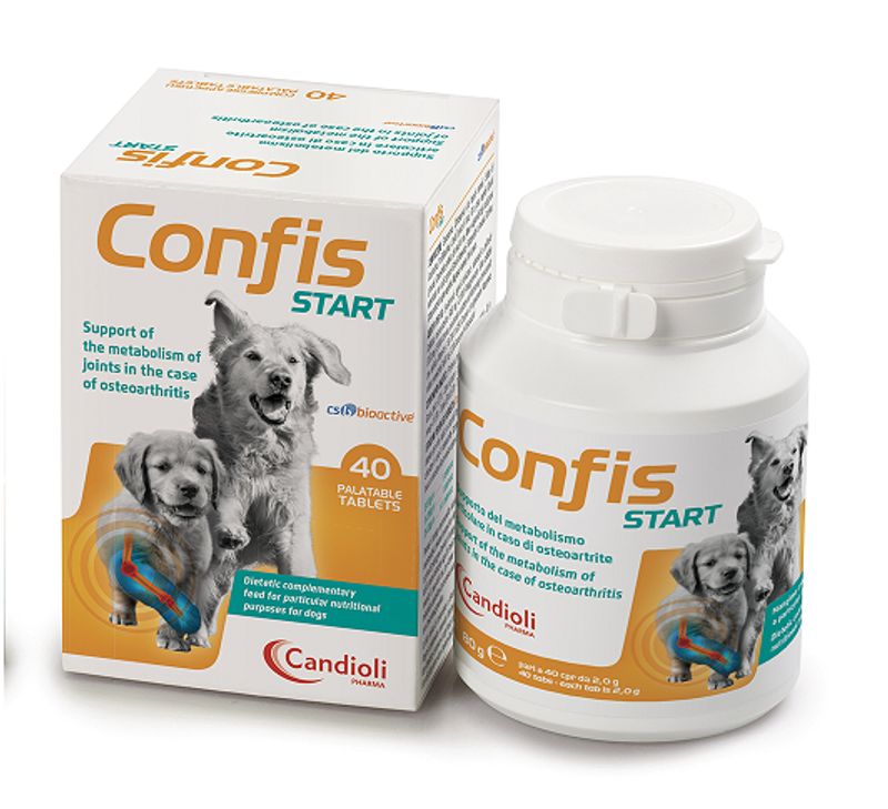 Candioli Confis Start mangime complementare in caso di osteoartrite 40 compresse-1