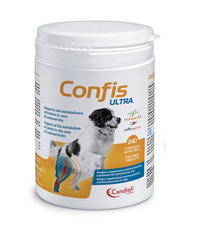 Candioli Confis Ultra mangime complementare in caso di osteoartrite 240 compresse-1