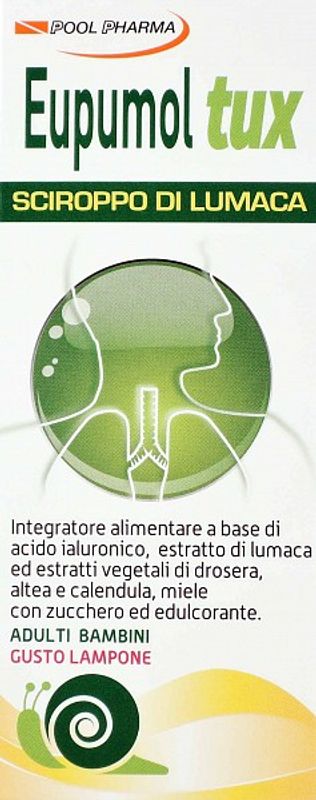 Eupumol Tux Sciroppo di Lumaca gusto Lampone 150ml-1