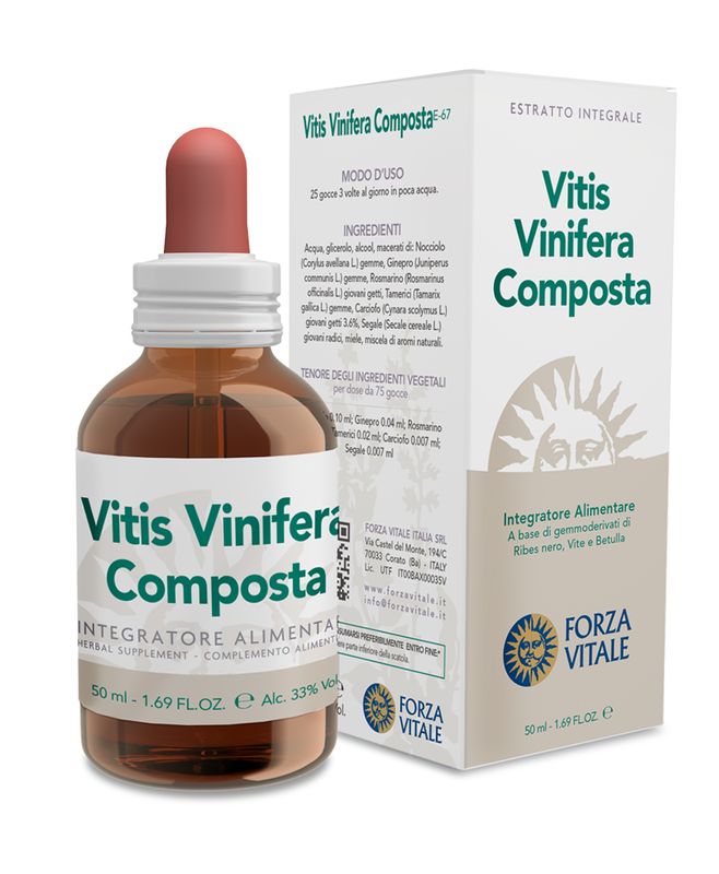 Forza Vitale Vitis Vinifera Composta utile per le articolazioni gocce 50ml-1