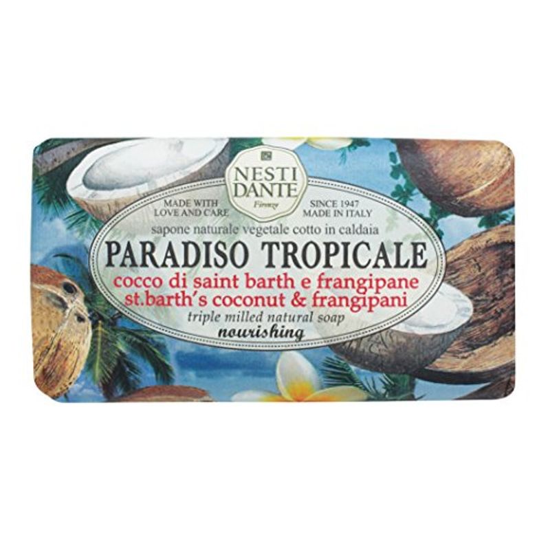 Nesti Dante Paradiso Tropicale Sapone Cocco di Saint Barth e Frangipane 250g-1