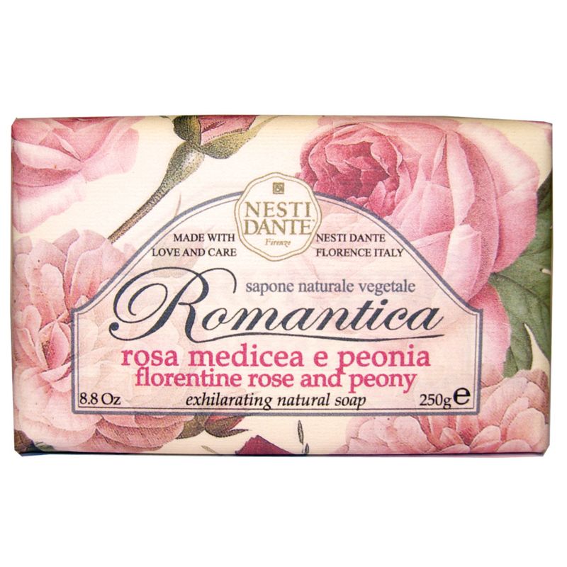 Nesti Dante Romantica Sapone Rosa Medicea e Peonia 250g-1