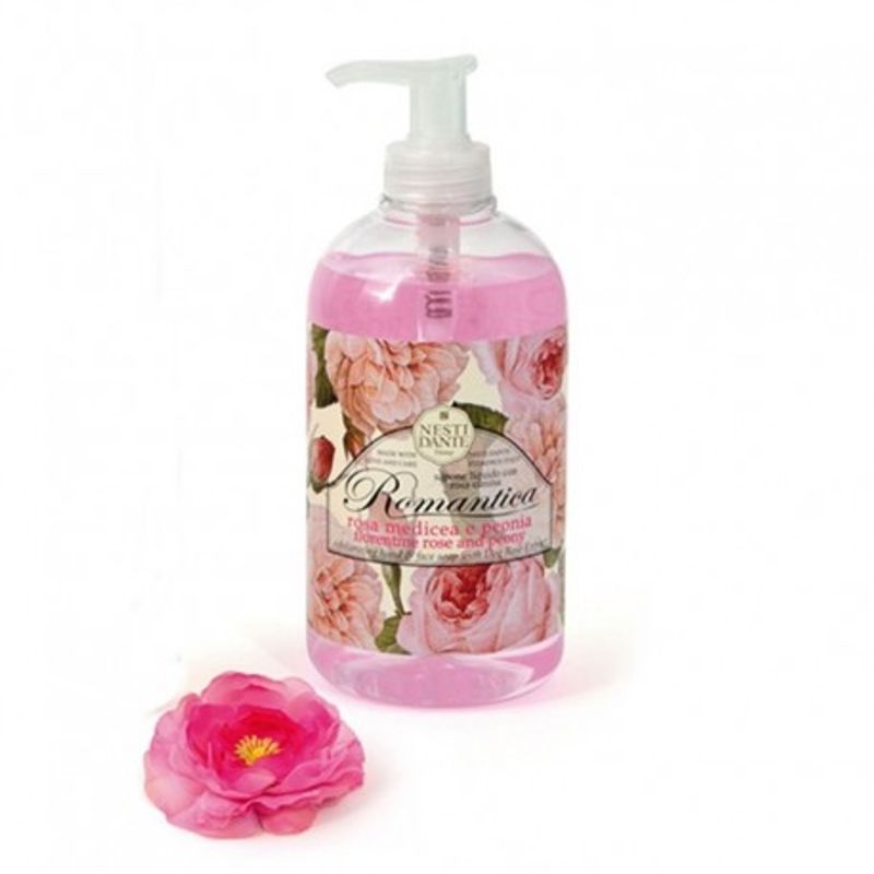 Nesti Dante Romantica Sapone Liquido Rosa Medicea e Peonia 500ml-1