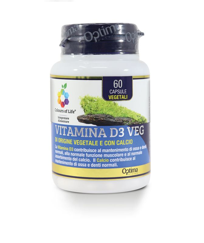Optima Colours Of Life Vitamina D3 Veg 60 capsule-1