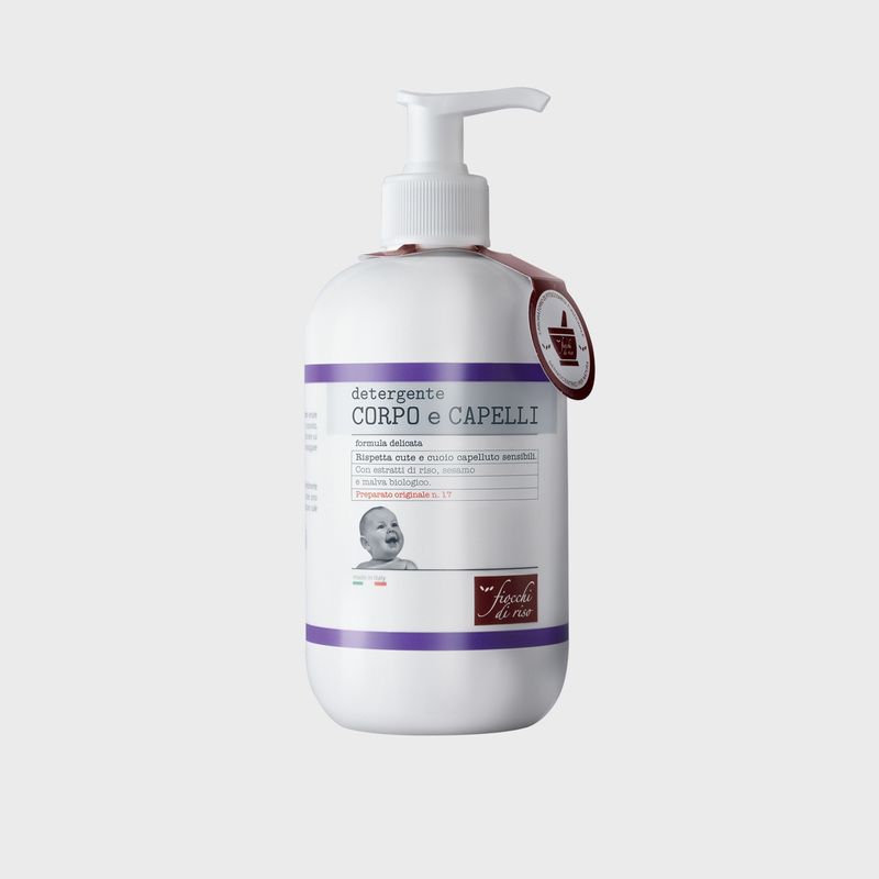Fiocchi di Riso Corpo e Capelli Formula Delicata 400ml-1