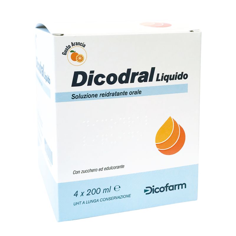 Dicodral Liquido soluzione reidratante 4x200ml-1