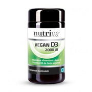 Nutriva Vegan D3 2000 UI utile per le difese immunitarie 60 compresse-1