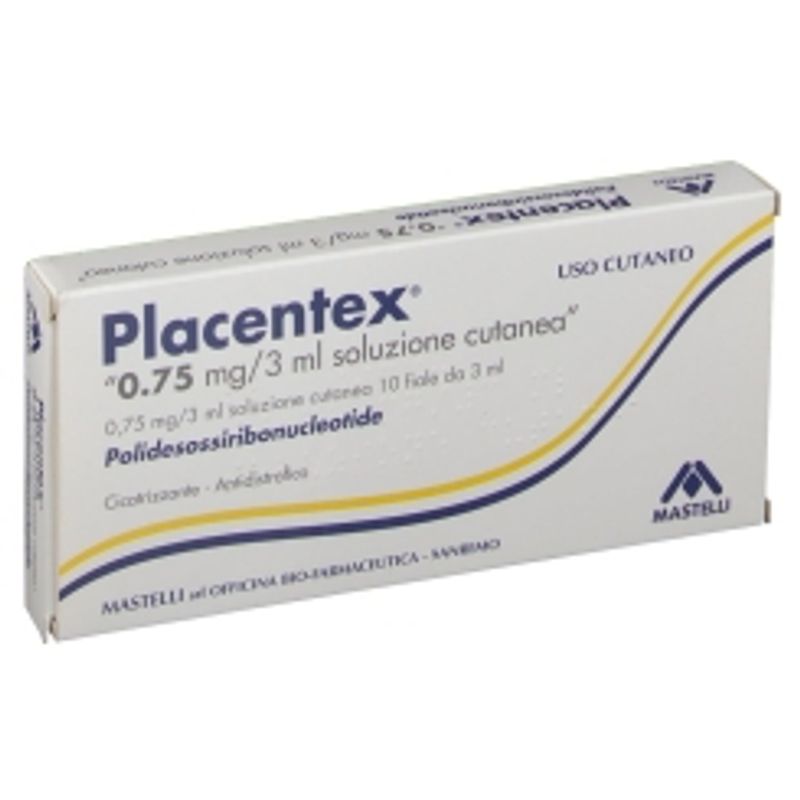 Placentex 0,75mg Soluzione Cutanea 10 fiale-1
