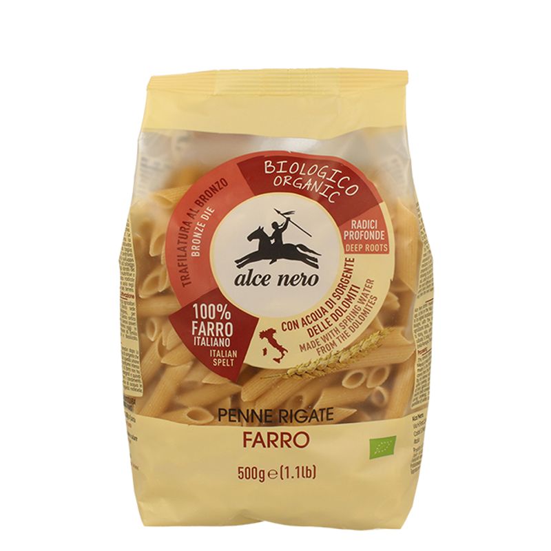 Alce Nero Penne di Farro Biologiche 500g-1