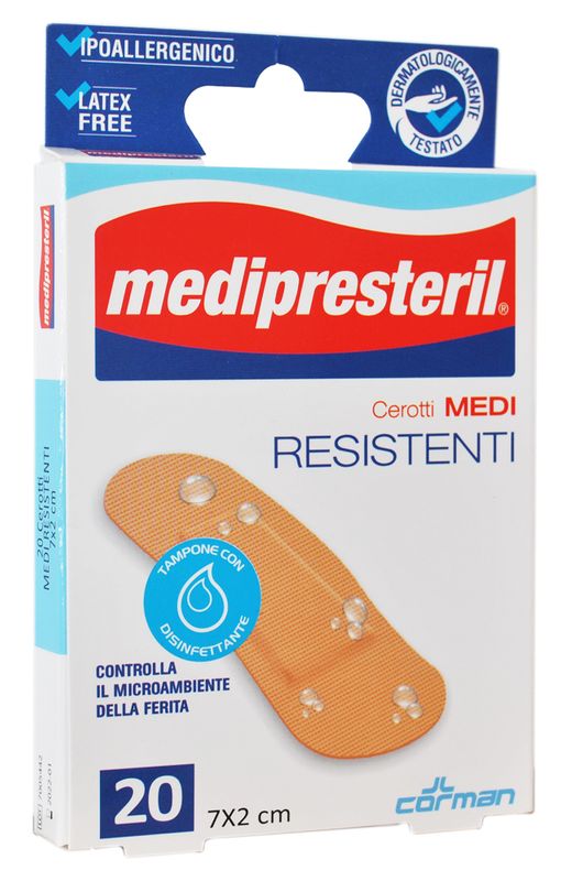 MediPresteril 20 Cerotti medi Resistenti 7x2 cm-1