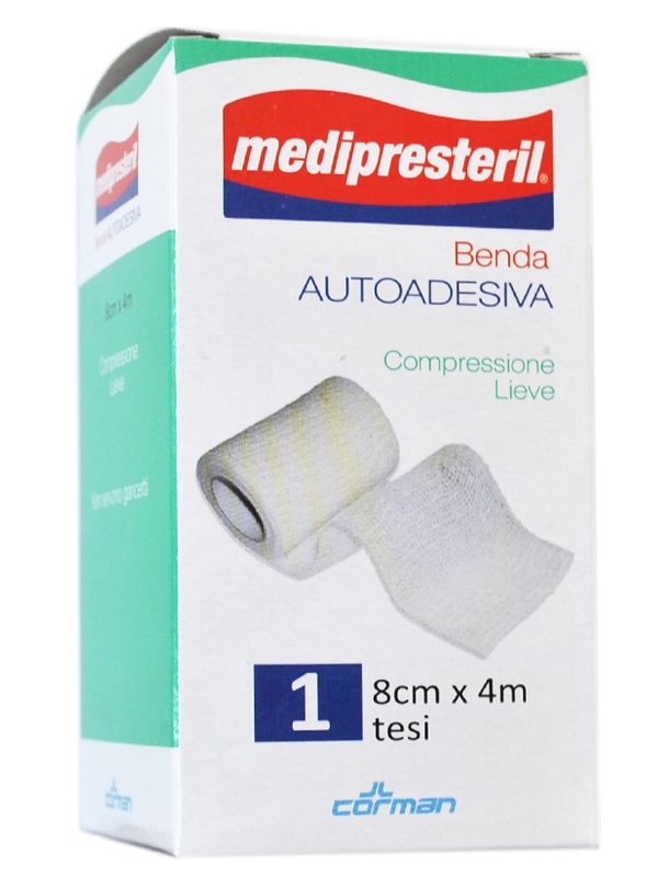 MediPresteril 1 benda autoadesiva 8cmx4m-1