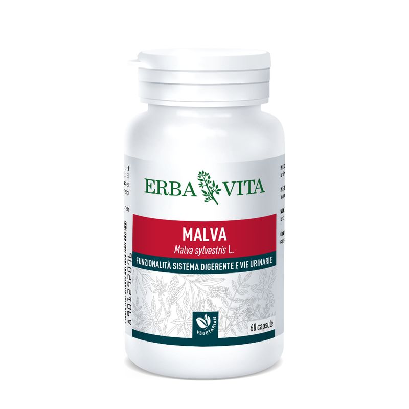 Erba Vita Malva sistema digerente e per le vie urinarie 60 capsule-1