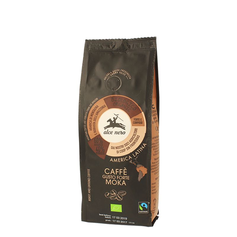 Alce Nero Caffè Moka Forte Biologico 250g-1