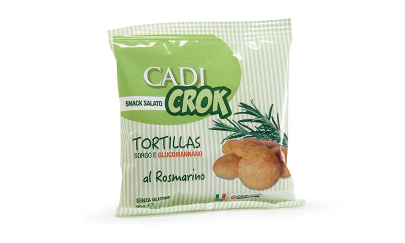 Cadi Crok Tortillas al Rosmarino senza glutine 25g-1