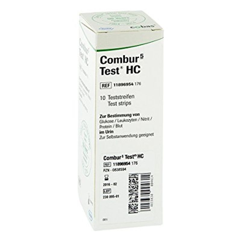 Combur 5 Test HC 10 Strisce Reattive-1