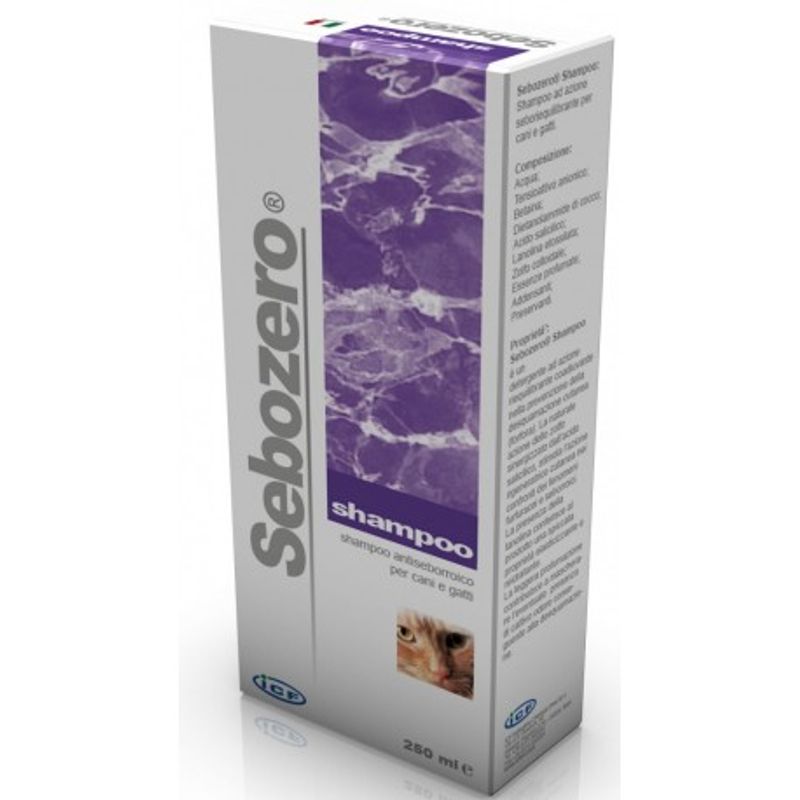 Sebozero Shampoo per cani e gatti 250ml-1