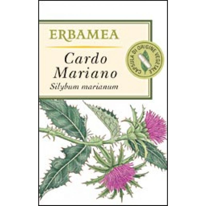 Erbamea Cardo Mariano benessere della digestione 50 capsule vegetali-1