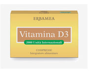 Erbamea Vitamina D3 utile per ossa e denti 90 compresse-1
