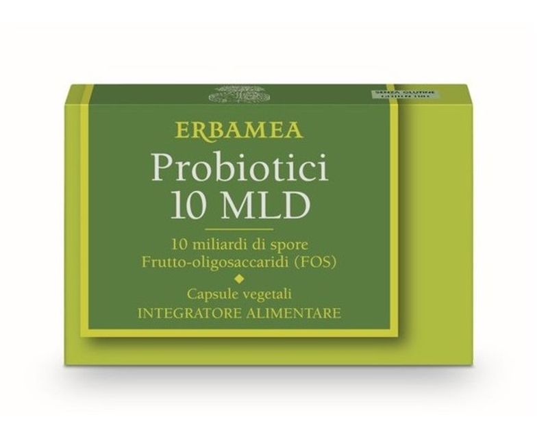 Erbamea Probiotici 10 Miliardi benessere intestinale 24 capsule-1