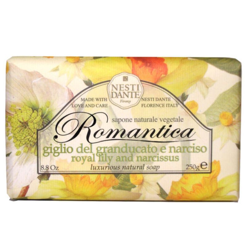 Nesti Dante Romantica Sapone Giglio del Granducato e Narciso 250g-1