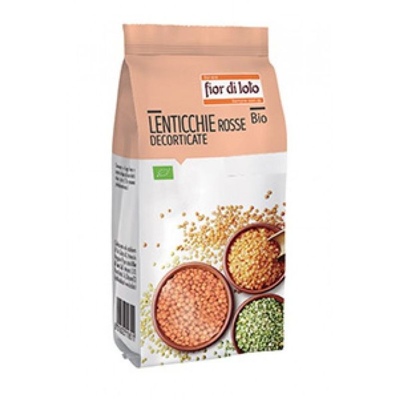 Fior di Loto Lenticchie rosse piccole decorticate Bio 400g-1