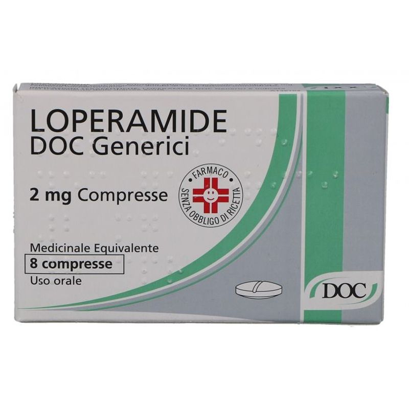 Loperamide Doc 8 compresse 2mg-1