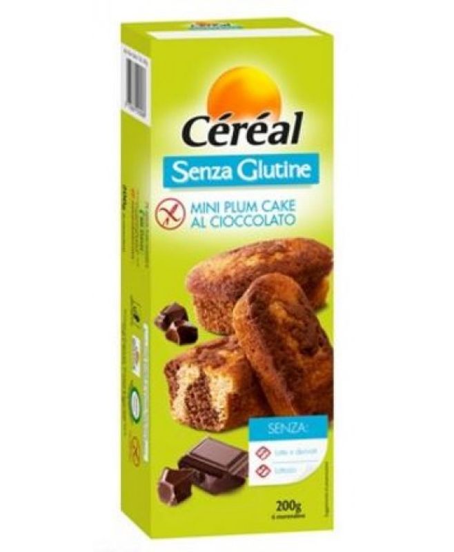Cereal Mini Plum Cake Cioccolato senza glutine 200g-1