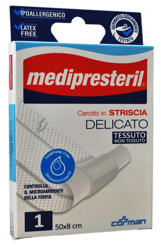 MediPresteril 1 cerotto in striscia Delicato 50 x 8 cm-1