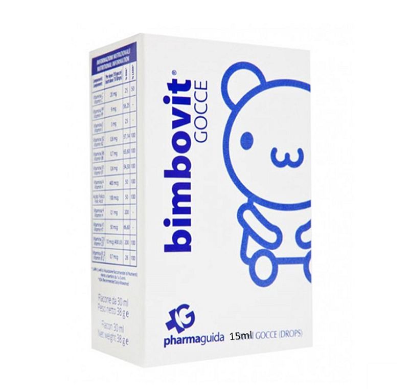 Bimbovit gocce difese immunitarie dei bambini aroma Arancia 15ml-1