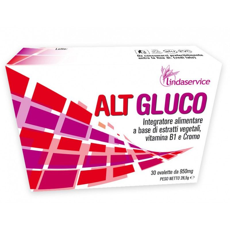 Alt Gluco utile al controllo di glicemia e colesterolo 30 tavolette-1