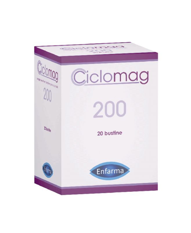 Ciclomag 200 integratore di potassio e magnesio 20 bustine-1
