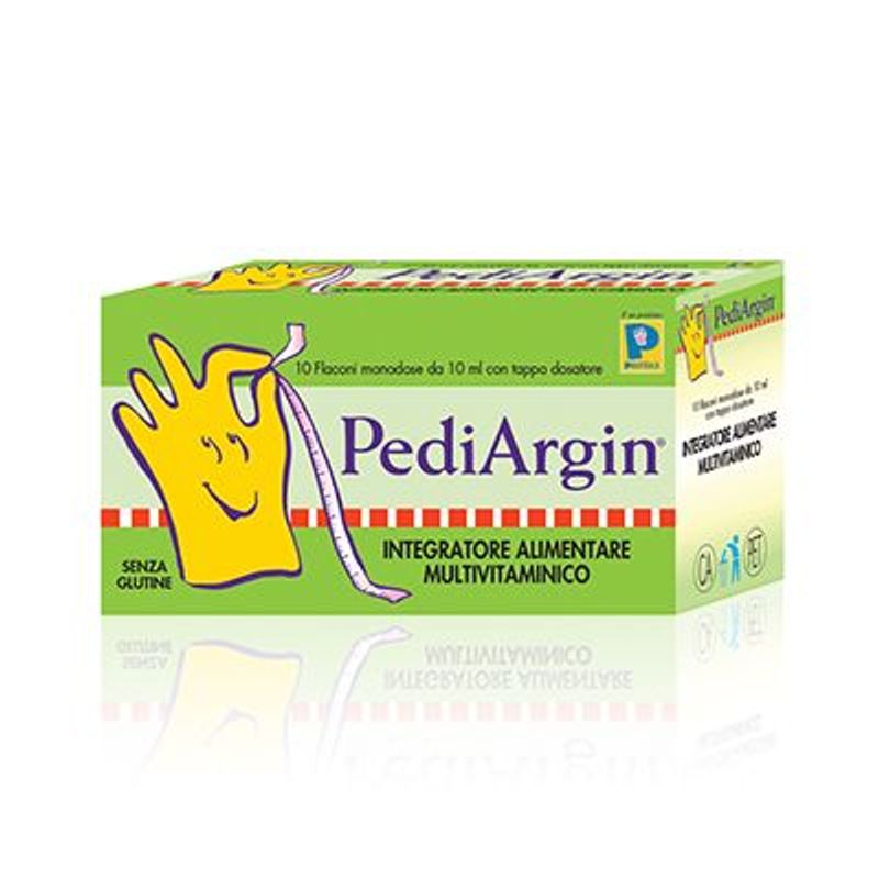 Pediatrica Pediargin utile per il sistema immunitario 10 flaconcini-1