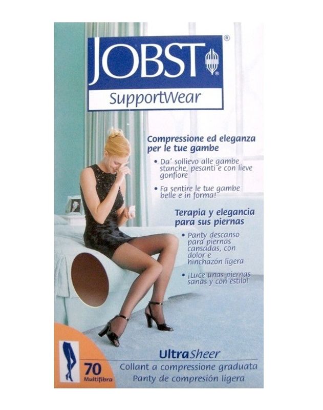 Jobst Collant a compressione graduata 70 denari colore Nero-1