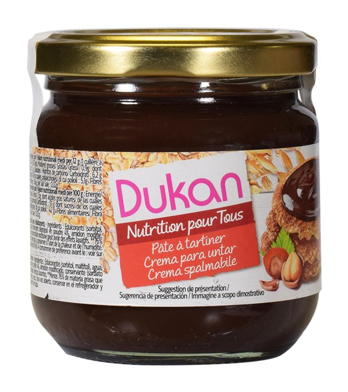 Dieta Dukan Crema spalmabile alle nocciole e cacao magro 220g-1