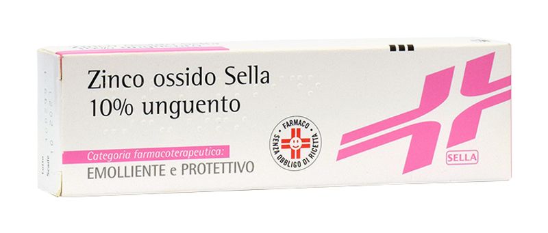 Sella Zinco Ossido Sella 100% Unguento emolliente e protettivo 30g-1