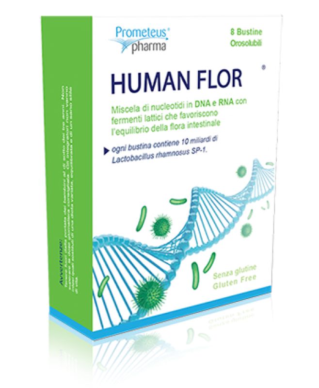 Human Flor benessere intestinale 8 bustine-1