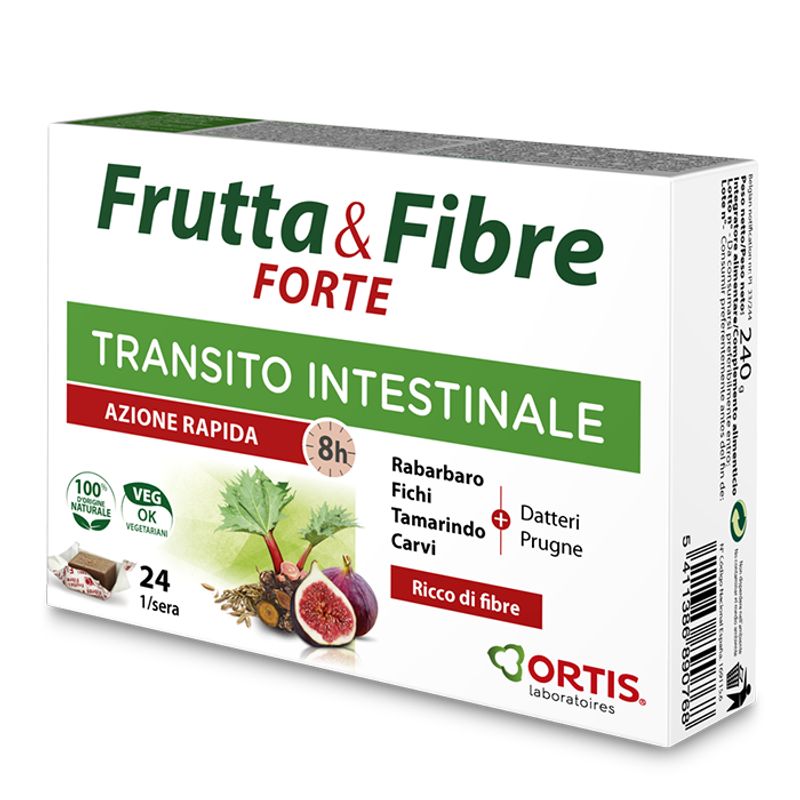 Frutta&Fibre Forte benessere del transito intestinale 24 cubetti-1