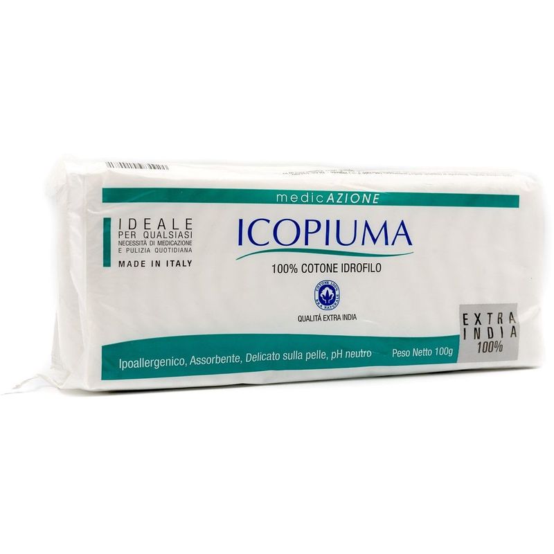 Icopiuma Medicazione Cotone Idrofilo extra india 100g-1