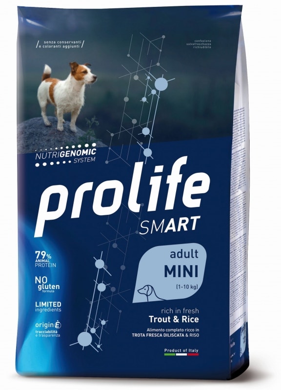 Prolife Smart Mini Trota Fresca E Riso Cani Adulti 600g-1