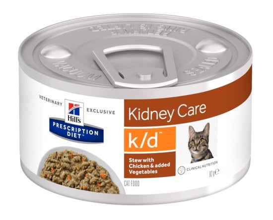 Hill's Prescription Diet K/D Renal Gatto Pollo e Verdure 82g-2