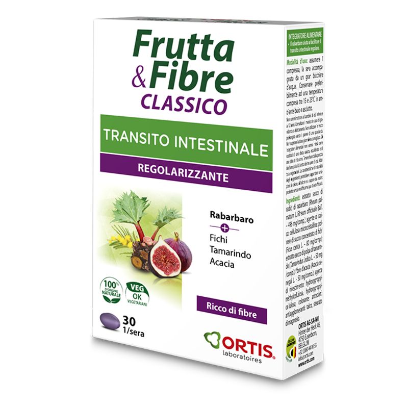 Frutta&Fibre Classico Regolarizzante del transito intestinale 30 compresse-1
