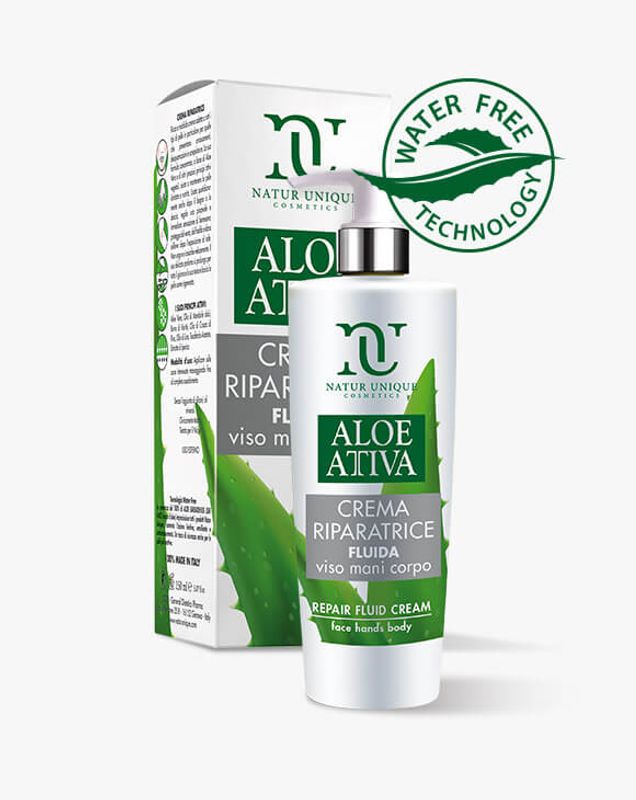 Natur Unique Aloe Attiva Crema Riparatrice Fluida 190ml-1