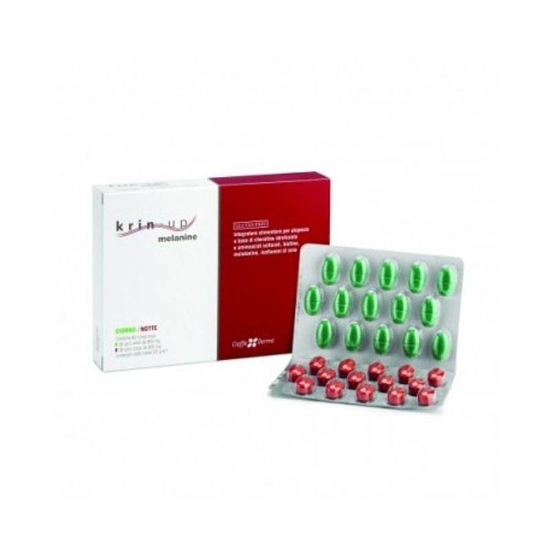 Krin Up Melanine benessere dei capelli 60 capsule-1