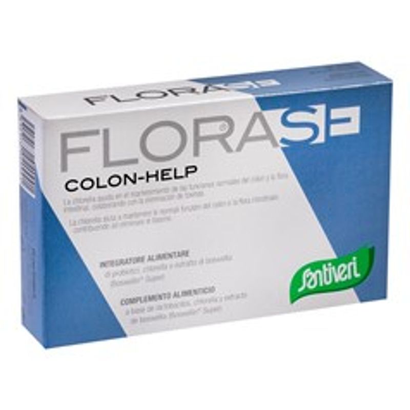 Santiveri Florase Colon-Help benessere del transito intestinale 40 capsule-1